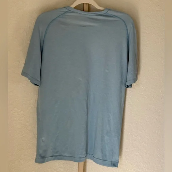 Lululemon Peroxide Breeze Blue Metal Vent Tech SS 2.0 Shirt – Men’s Size M - Picture 7 of 9